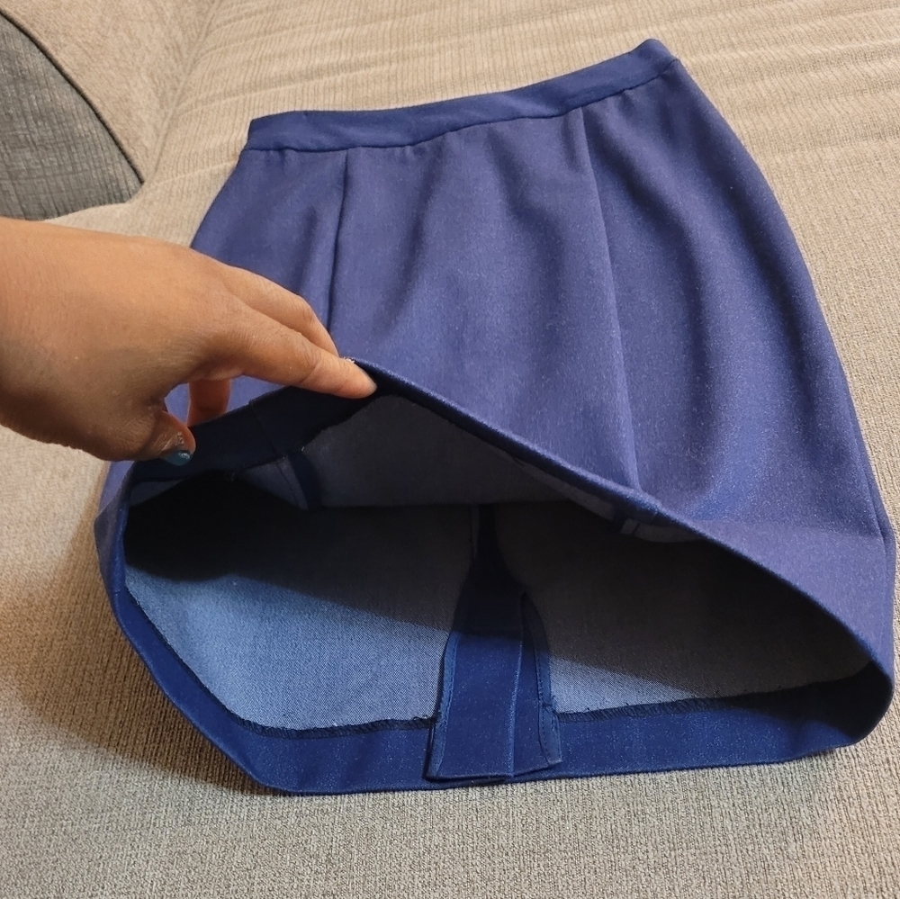 Body by Victoria's Secret Blue Casual Office Minimalist Pencil Skirt Size 2 - Picture 5 of 5